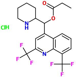 (image for) MC080094 [2,8-Bis(trifluoromethyl)quinolin-4-yl](piperidin-2-yl)methyl propanoate hydrochloride